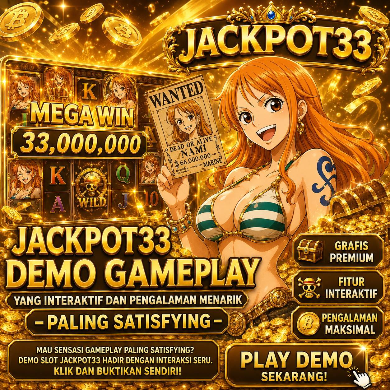 JACKPOT33: Demo Gameplay yang Interaktif dan Pengalaman Menarik – Paling Satisfying