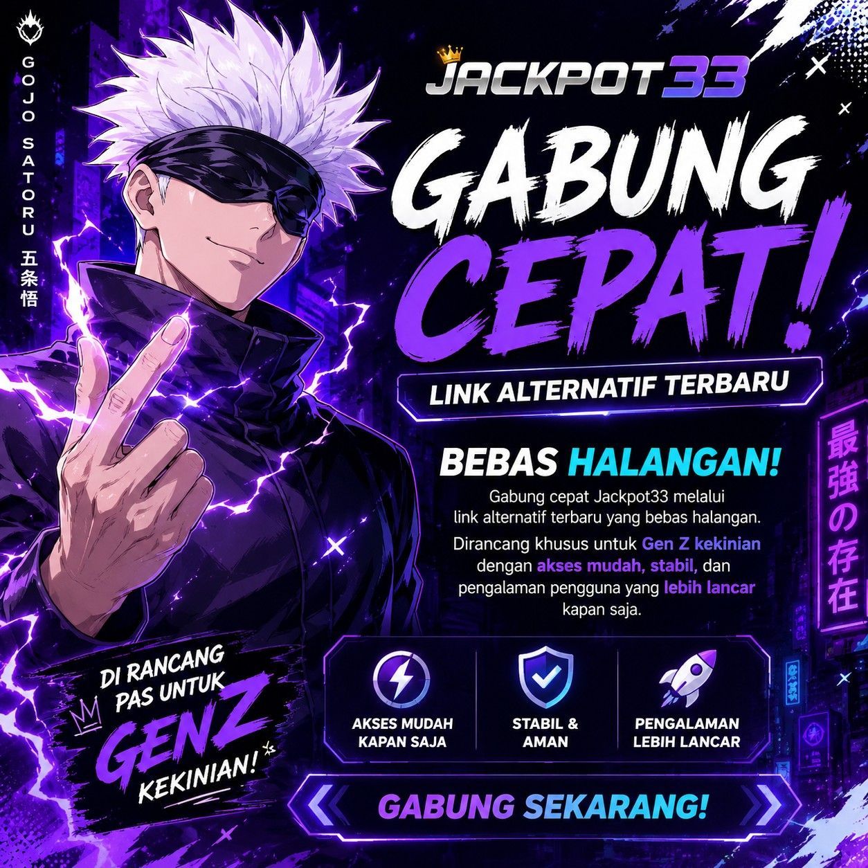 Jackpot33 - Gabung Cepat Link Alternatif  Bebas Halangan Yang Dirancang Pas Untuk Gen Z Kekinian