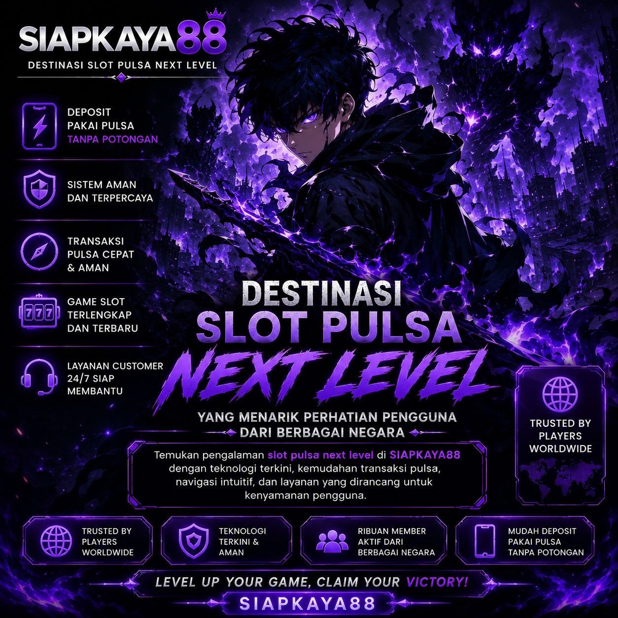 SIAPKAYA88 – Destinasi Slot Pulsa Next Level yang Menarik Perhatian Pengguna dari Berbagai Negara