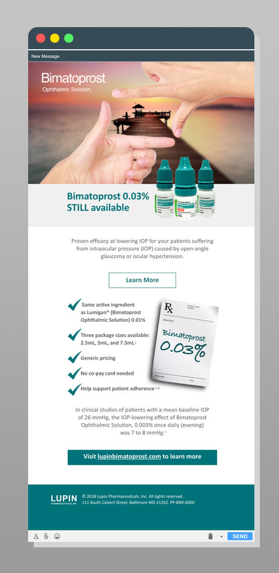 bimatoprost mobile responsive website