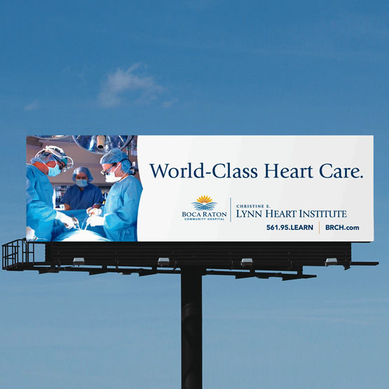 boca raton community hospital billboard