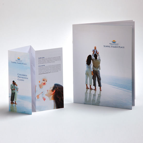 boca raton community hospital brand material and brochure