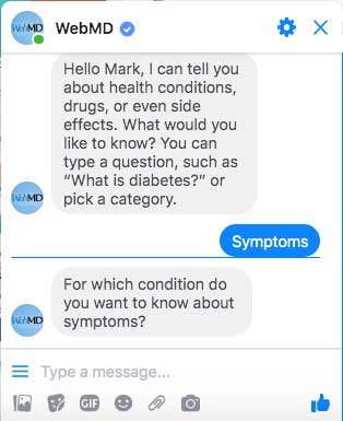 Symptoms Query Response