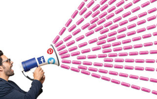 Social Media icon megaphone