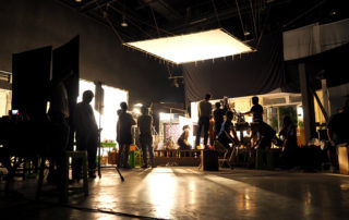 television production set