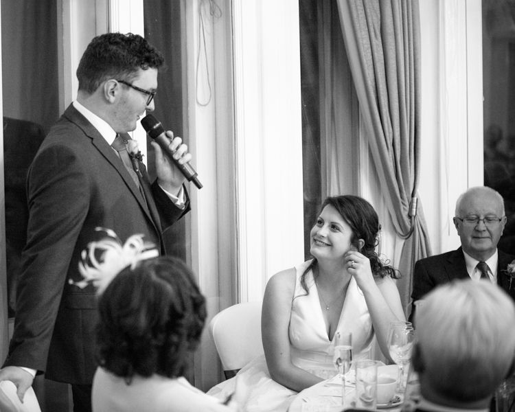 Steve's wedding speech Halifax Hall weddings Sheffield