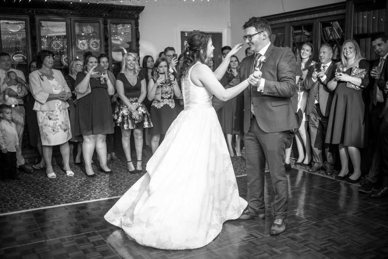 Steve & Helen's first dance at Halifax Hall in Sheffield