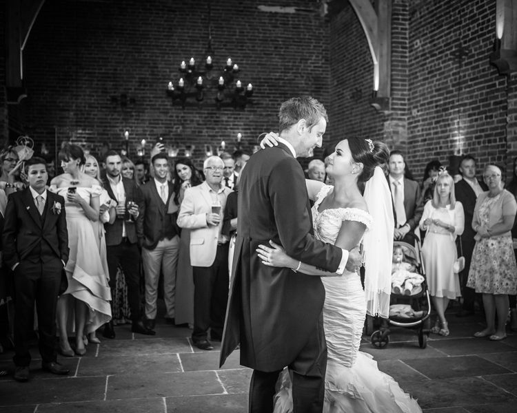 First dance wedding photographs in Sheffield for Joelle & Scott