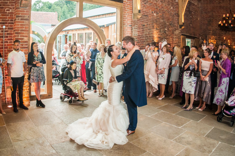 Hazel Gap Barn first dance for Joelle & Scott