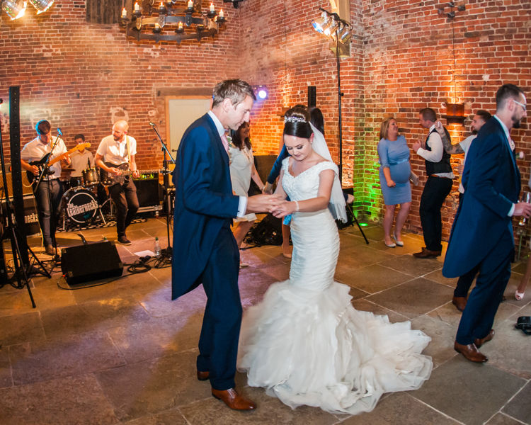 Hazel Gap Barn first dance wedding photographs for Joelle & Scott