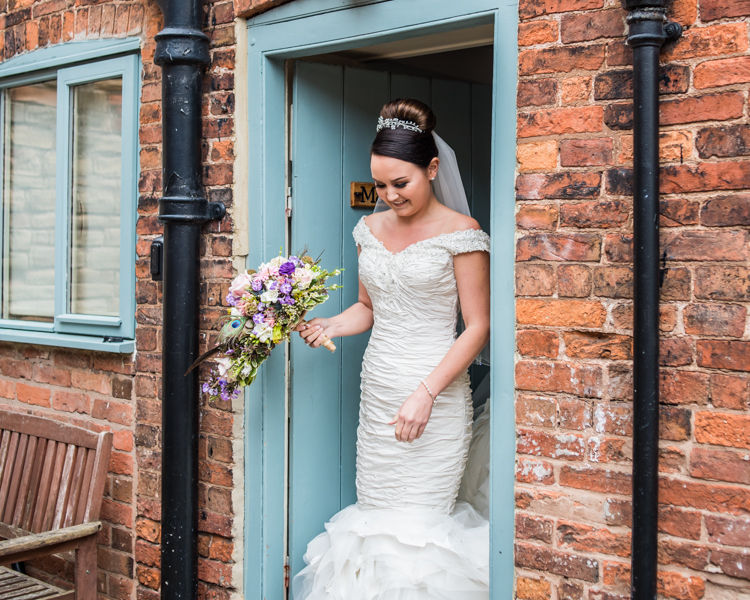 Joelle on her way to the wedding in Sheffield