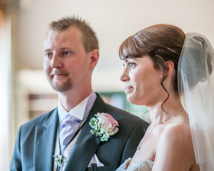 Ceremony at Wortley Hall in Sheffield