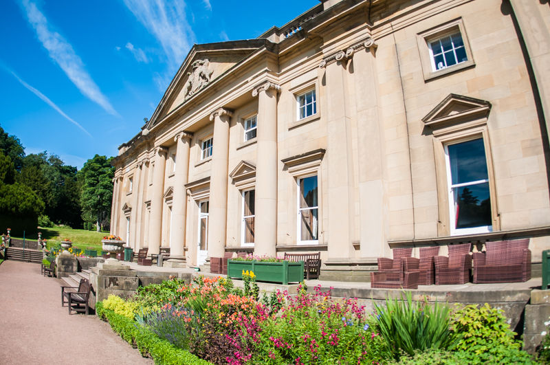 Wortley Hall in the summer