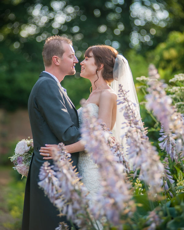 Kisses in the grounds at Wortley Hall in Sheffield