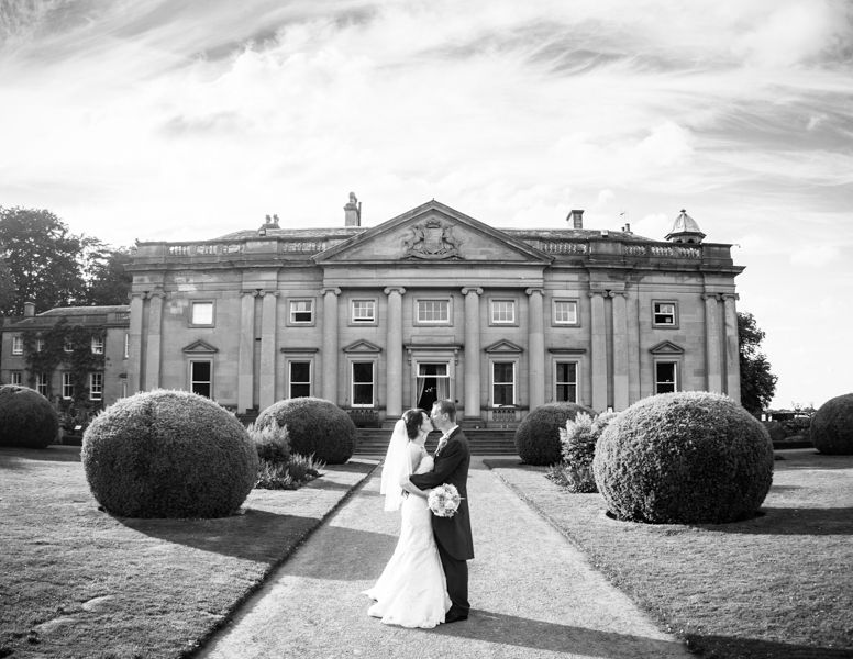 Kisses outside Wortley hall in Sheffield