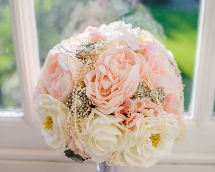 Amanda wedding bouquet Hellaby Hall wedding