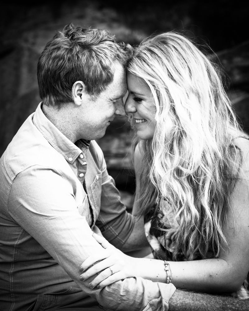 Touching heads, wedding photographer Lake District