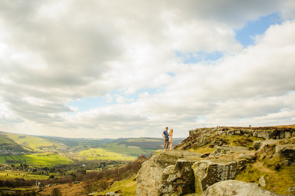 Curbar Edge panoramic, Sheffield photographers