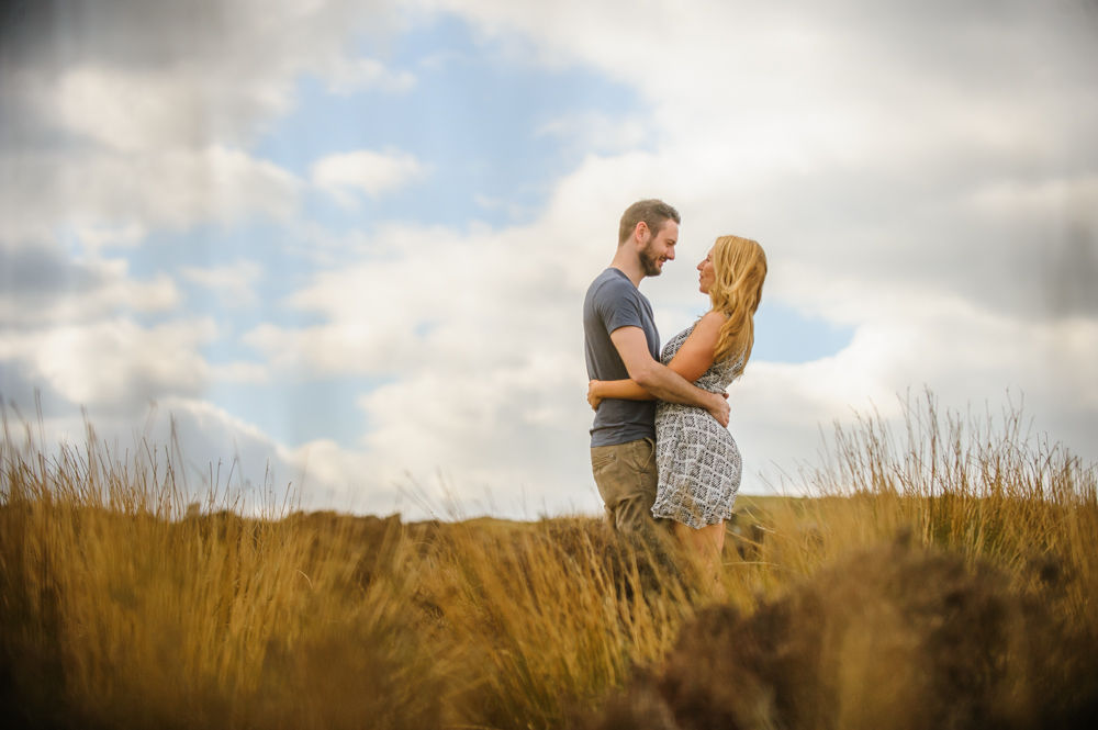 Long grass. pre-wedding, Sheffield photographers