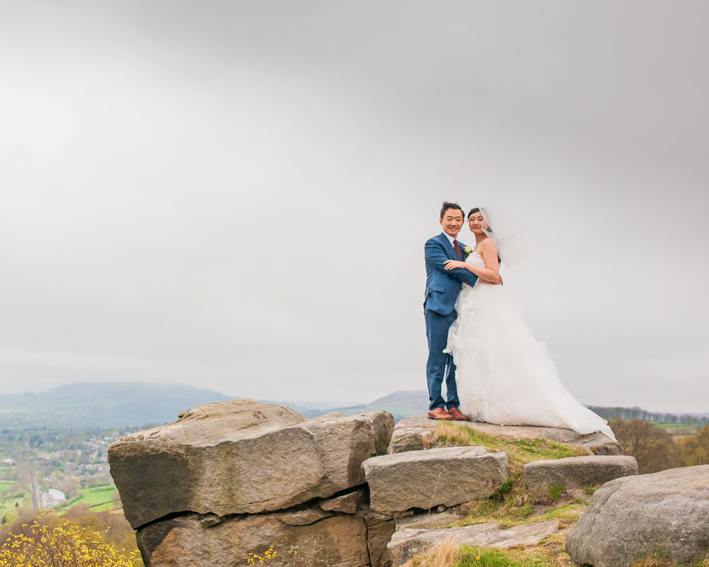 Surprise View wedding, Peak District, Sheffield wedding photographer, Chinese wedding