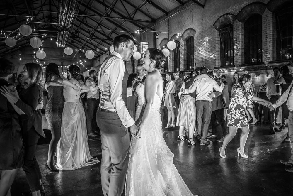 First dance, Kelham Island wedding, Sheffield photographers