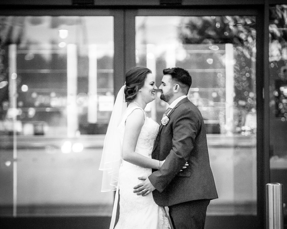 Outside hotel, Chesterfield wedding photographer, Casa Hotel
