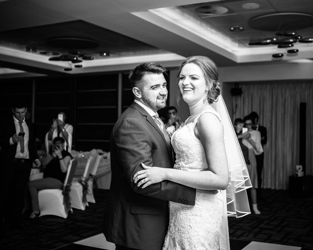 First dance, Chesterfield wedding photographer, Casa Hotel