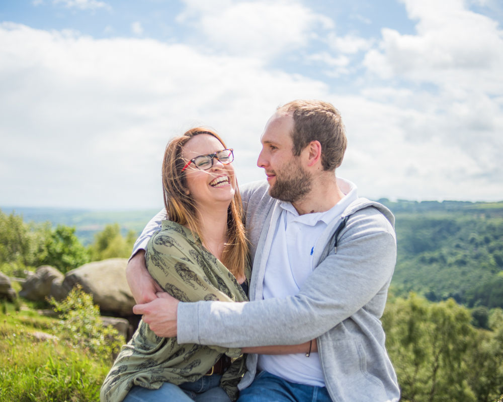 Laughs on pre-wedding photos, Sheffield