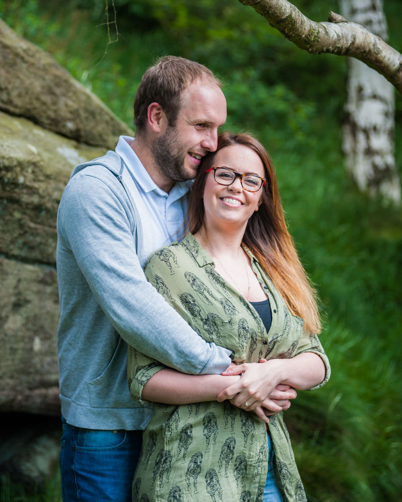 Whispering into her ear, Surprise View, Peak District