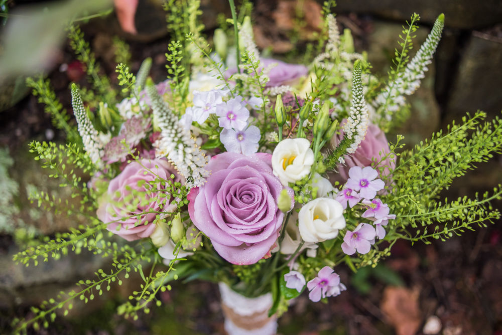 Bride's bouquet, Sheffield wedding photographers