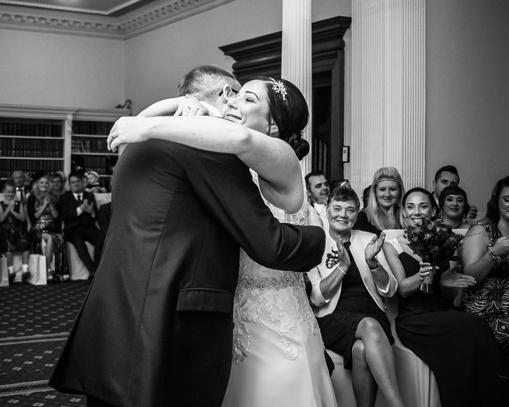 Just married, Wortley Hall wedding, Sheffield wedding photographers