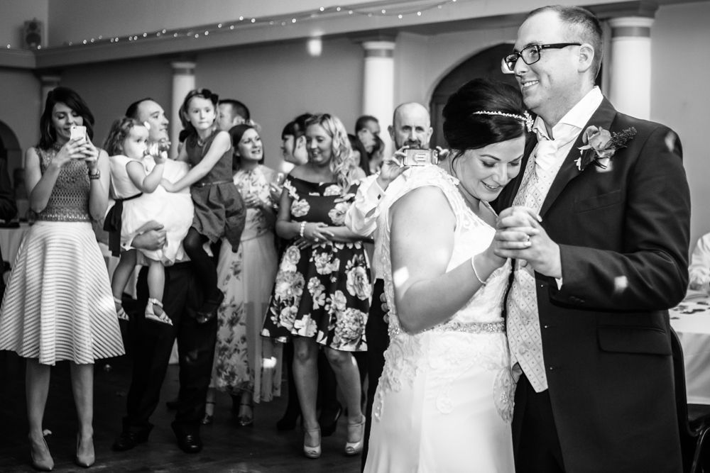 First dance, Wortley Hall wedding, Sheffield wedding photographers