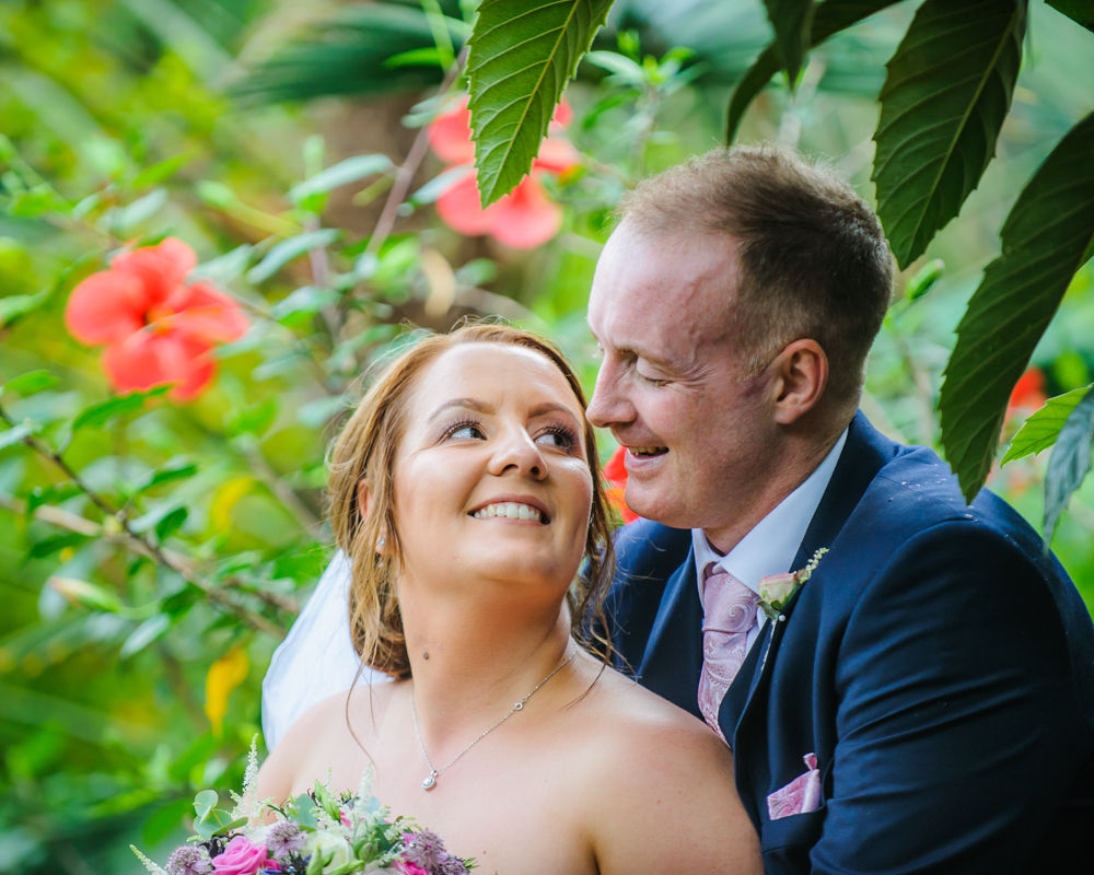 Smiles on wedding day,  Botanical Gardens Wedding Sheffield