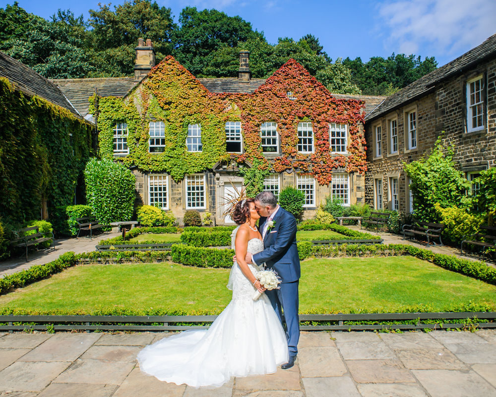 Outside Whitley Hall, Whitley Hall weddings, Sheffield wedding photographers