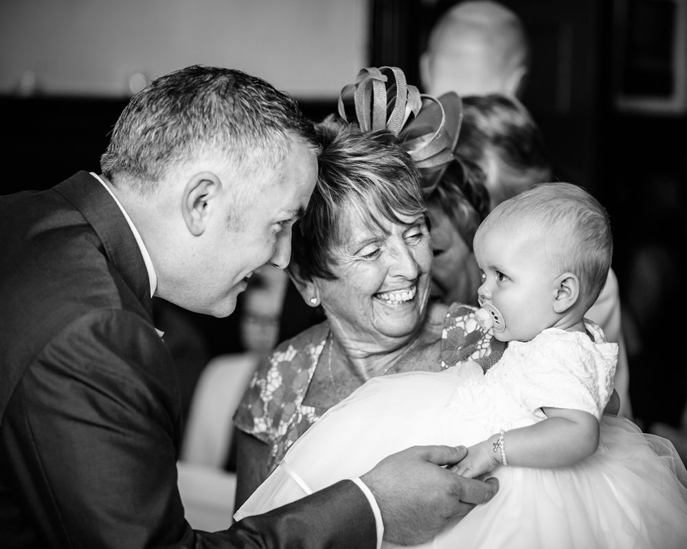 Meeting his daughter, Whitley Hall weddings