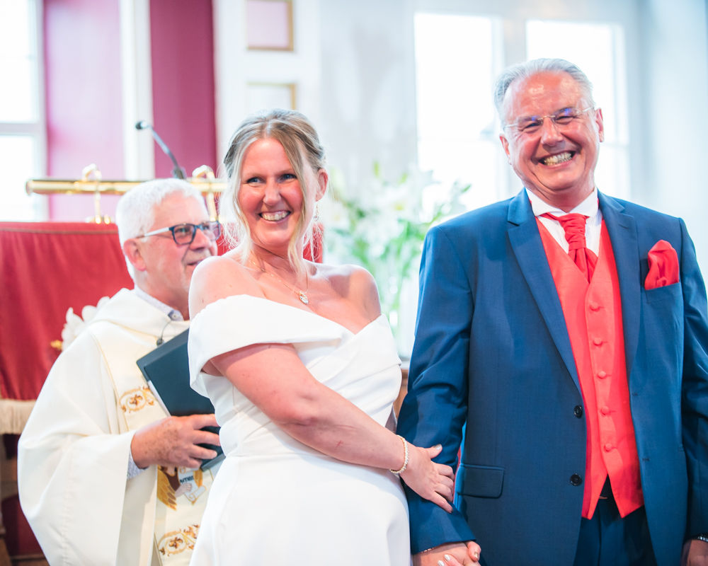 Just married feeling, Cumbria wedding photographer