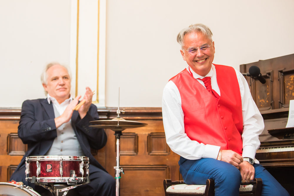 Gerry performing his song, Kendal weddings