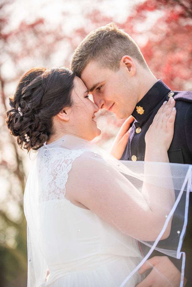 Bride and groom staring into each others eyes, Gretna Green wedding photographer