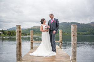 Derwentwater jetty, at Lingholm estate in Keswick
