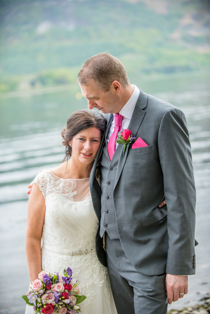 Intimate moments, Lingholm wedding, Lake District