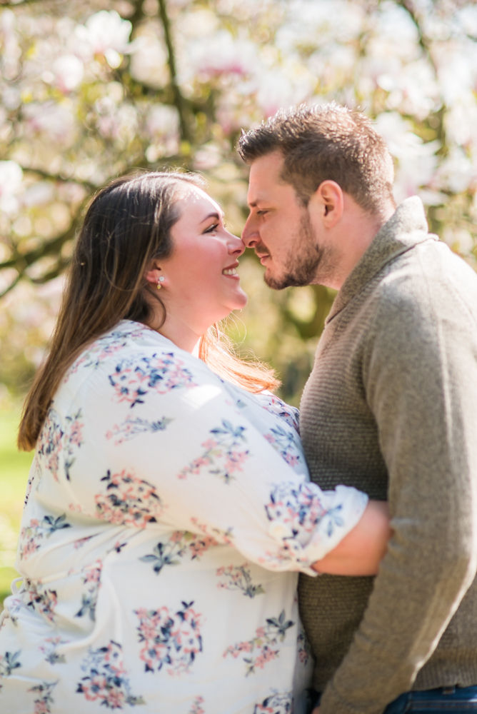 Touching noses, Sheffield wedding photographers
