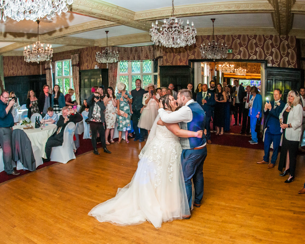 First dance, Ye Olde Bell wedding, Retford