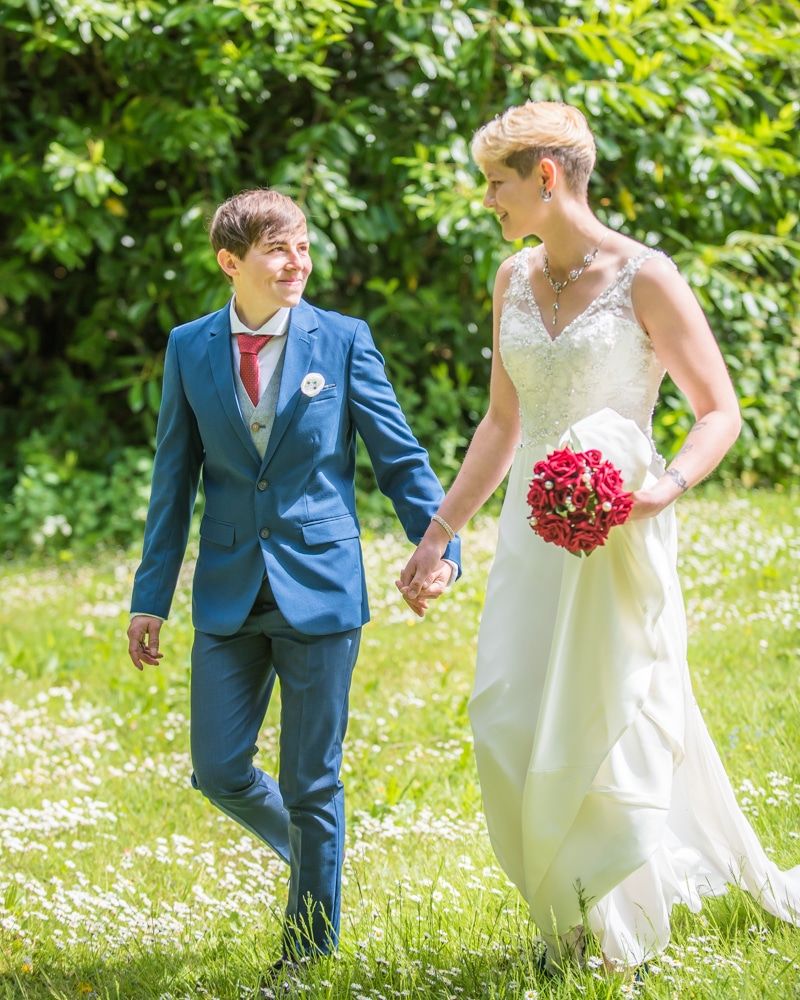 Walking in grounds of Carlisle, Carlisle Register office, Lake District wedding photography