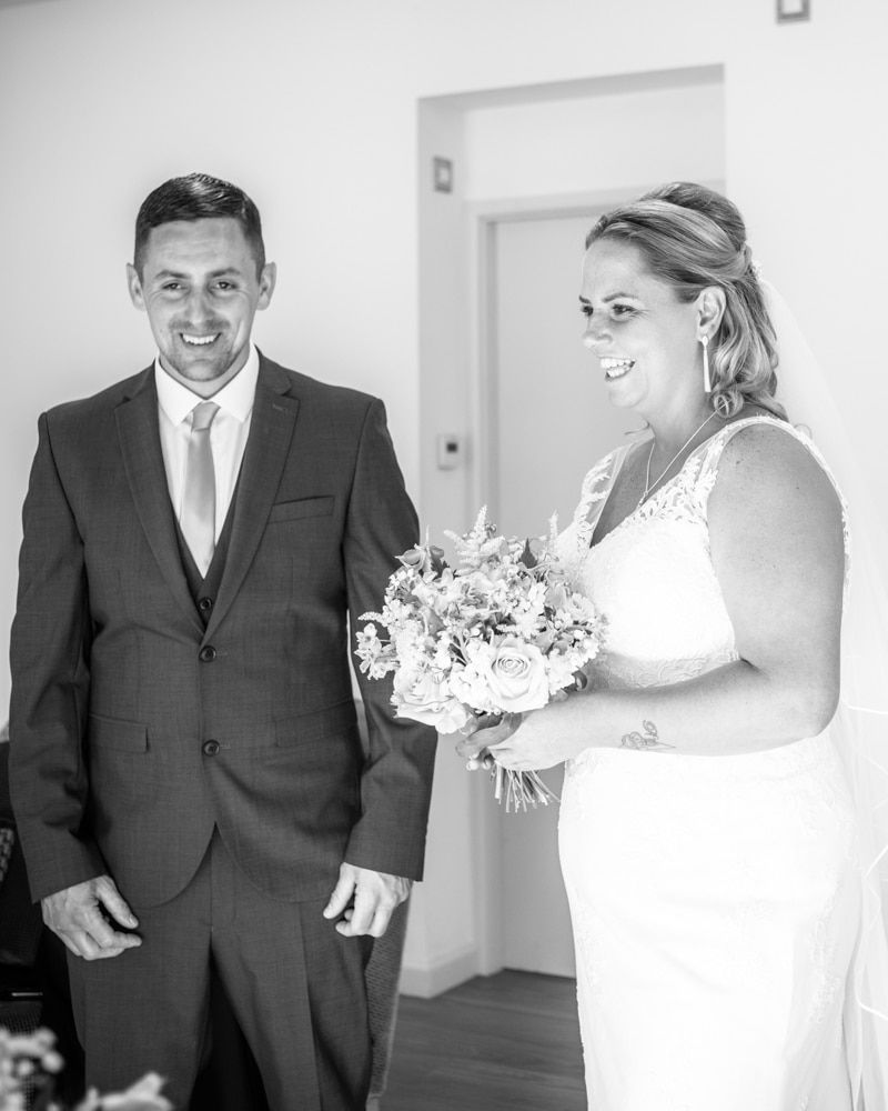 Laughing during the ceremony, Windermere weddings