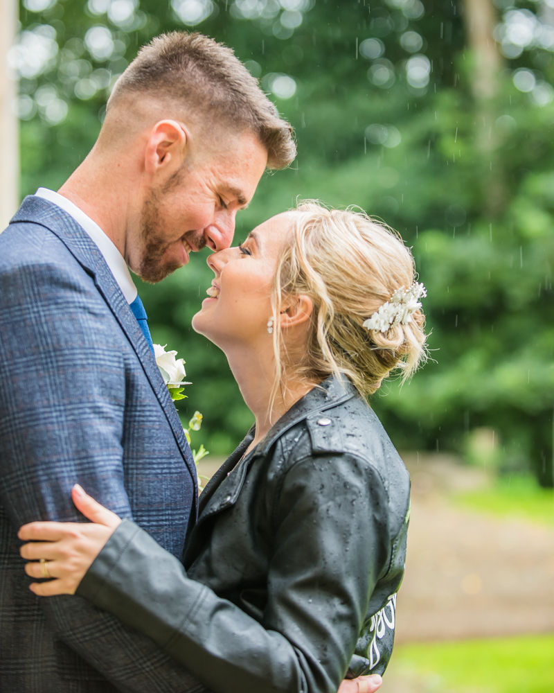 Touching noses,  wedding photographers Carlisle register office elopement wedding Lake District