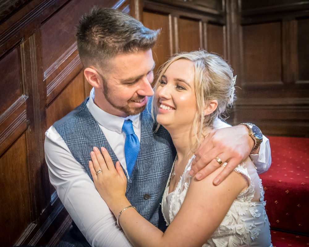 Looking into each others eyes,  wedding photographers Carlisle register office elopement wedding Lake District