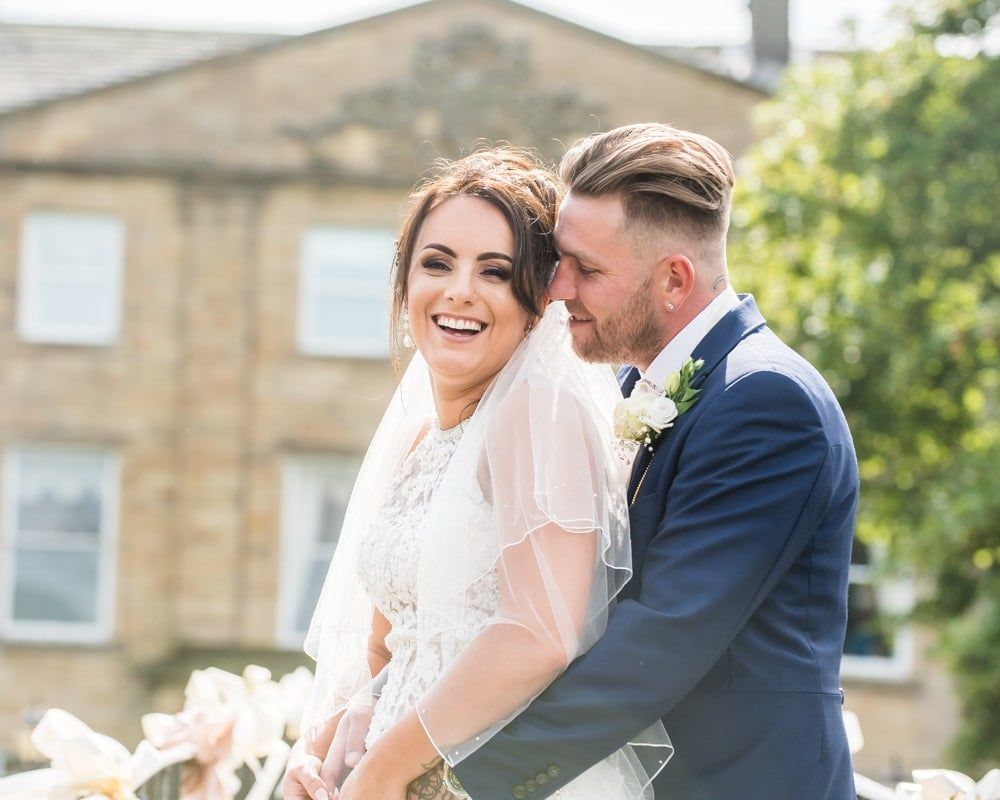 Laughing, Waterton Park Hotel weddings, Yorkshire wedding photographers