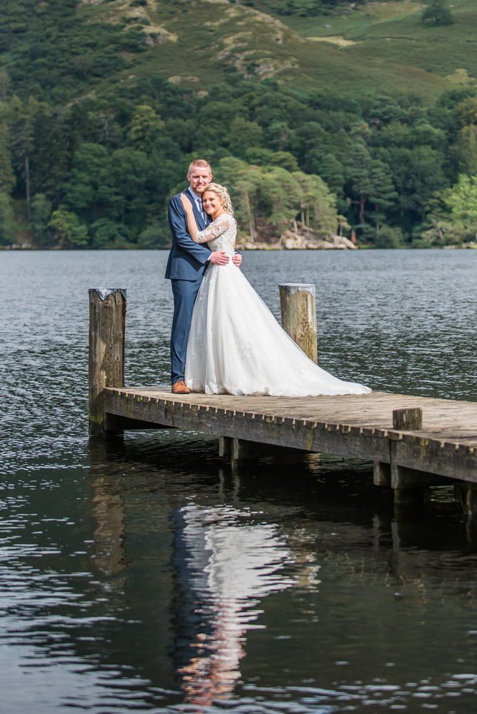 reflections in the lake, Inn on the Lake Weddings, Lake District