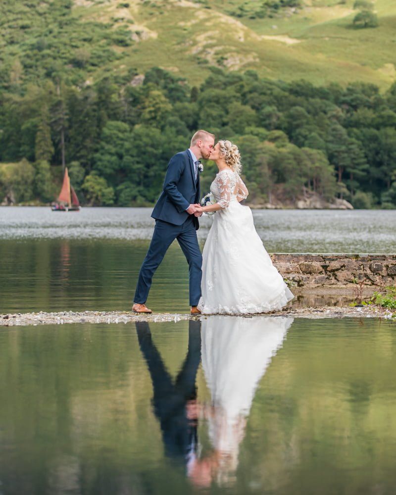 Kisses, Inn on the Lake Weddings, Lake District