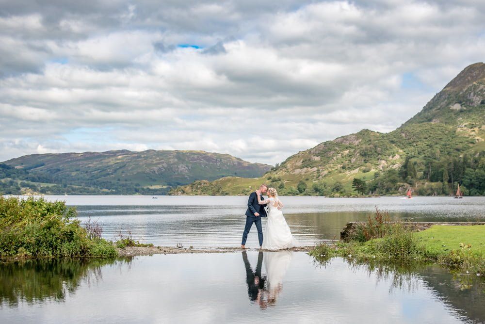 Wide angle shot of UIllswater, Inn on the Lake Weddings, Lake District
